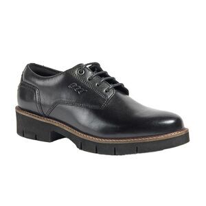 POD Girls Kinsley Leather School Derby Shoes / Black